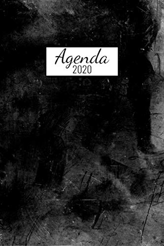 Stock image for Agenda 2020: Janvier A Dcembre 20 / 12 Mois / Planificateur Motif Noir / Franais / 1 Semaine Sur 2 Pages / for sale by Revaluation Books