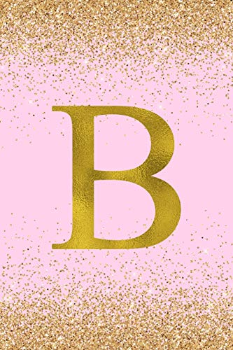  L: Monogram Letter L Notebook Beautiful Pink background and  Gold Glitter Confetti / Blank Lined Writing Note book Journal for Girls,  Kids & Women: 9798638453763: publishing, R013 journals and notebooks: Books