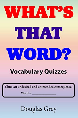 Stock image for What  s That Word? Vocabulary Quizzes for sale by HPB-Emerald