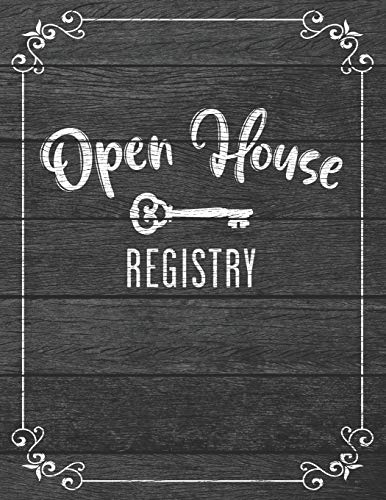 Beispielbild fr Open House Registry: Up To 600 Unique Entries - Realtor Broker And Agent Visitor Guest Book And Log - Open House Registration Sign In Sheet For . Guest Book Vintage Letter Size Series) zum Verkauf von SecondSale