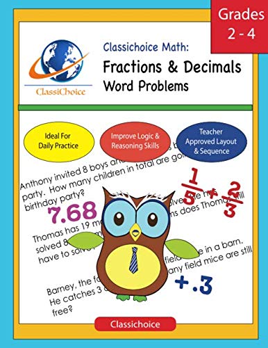 Imagen de archivo de Classichoice Math: Fractions & Decimals Word Problems a la venta por ThriftBooks-Dallas