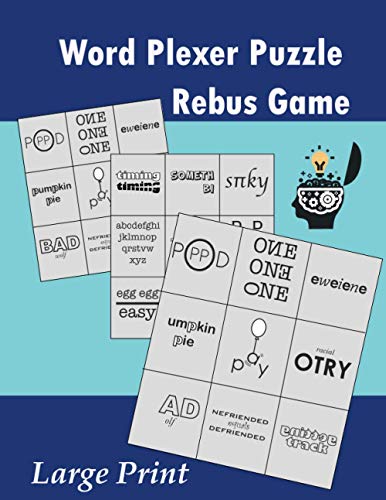 9781089233954: Word Plexer Puzzle: Rebus Puzzles Word Phrase Games ...