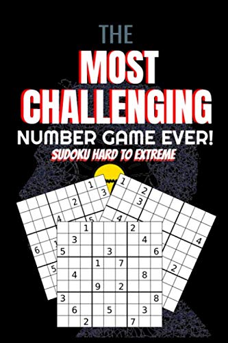 Imagen de archivo de The Most Challenging Number Game Ever!: Sudoku Puzzle Notebook | 180 Sudoku Puzzles Hard to Difficulty Levels, Sudoku Puzzle Book (6"X9") a la venta por Revaluation Books