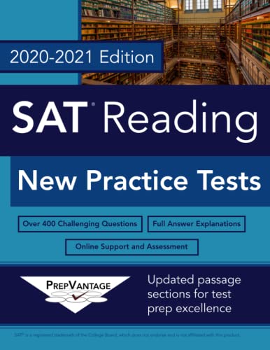 Stock image for SAT Reading: New Practice Tests, 2020-2021 Edition for sale by ZBK Books