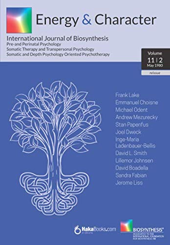 Beispielbild fr Energy & Character - Volume 11 - N.2: May 1980 - International Journal of Biosynthesis zum Verkauf von Revaluation Books