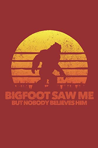 9781090446954: Bigfoot Saw Me But Nobody Believes Him: A Detailed 4 Trip Retro Camping Themed Journal