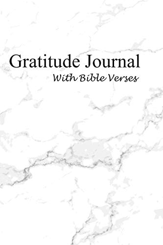 Stock image for Gratitude Journal: With Bible Verses, Marble Cover, 100 days of Gratitude (6 x 9 inches) Paperback (Gratitude Journal With Bible Verses) for sale by Revaluation Books