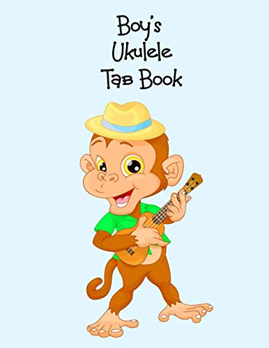 Stock image for Boy's Ukulele Tab Book: Blank ukulele tab notebook for boys, student's tablature book for sale by Revaluation Books
