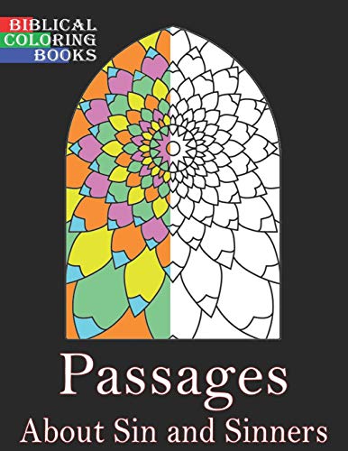 Stock image for Passages about Sin & Sinners: A Christian Bible Study Coloring Book for sale by THE SAINT BOOKSTORE