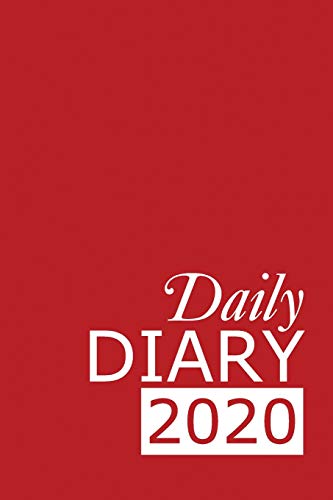 Stock image for Daily Diary 2020: Red 365 Day Tabbed Journal January - December (Clark Diaries & Journals) for sale by SecondSale