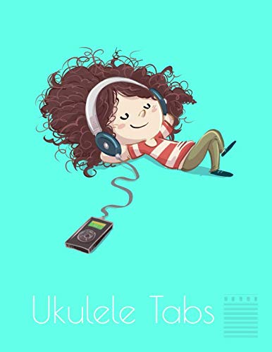 Stock image for Ukulele Tabs: Catoon Ukulele Tabs blank Journal Notebook 8.5" x 11" 160 page for sale by Revaluation Books