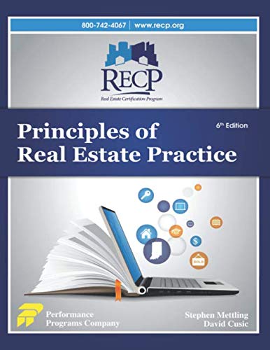 Stock image for Principles of Real Estate Practice - RECP Edition for sale by Blue Vase Books