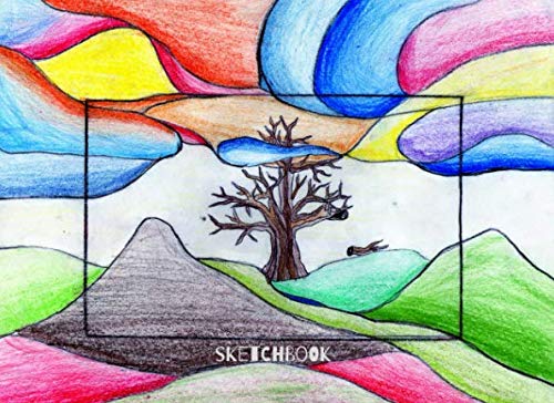 Imagen de archivo de Sketchbook: Landscape Blank Notebook Journal For Drawing, Sketching And Doodling - Tree Design a la venta por Revaluation Books