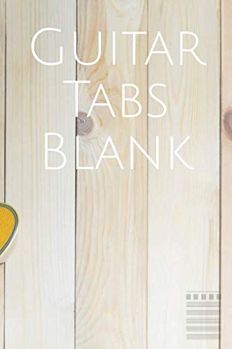 Stock image for Guitar Tabs Blank: Blank guitar Tab journal book 120 page 6" x 9" for sale by Revaluation Books