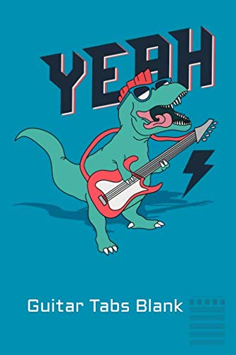 Stock image for Guitar Tabs Blank: Cool Dinosaur Crocodile Blank guitar Tab journal book 120 page 6" x 9" for sale by Revaluation Books