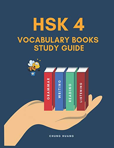 Stock image for HSK 4 Vocabulary Books Study Guide: Practicing Chinese standard course preparation for HSK 1-4 test exam. Full vocab flashcards HSK4 600 Mandarin words for graded reader. New 2019 workbook with simplified characters TIAN ZI GE notebook to practice writing for sale by Revaluation Books