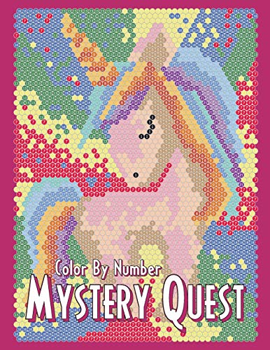 9781091167223: MYSTERY QUEST Color By Number: Activity Puzzle Coloring Book for Adults Relaxation and Stress Relief (Color Quest Color By Number)