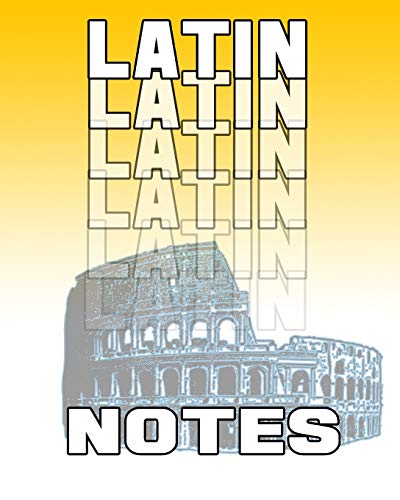 9781091307490: Latin Notes: Latin Journal, 8x10 Composition Book, Latin School Notebook, Latin Language Student Gift (On Target Language Notebooks)