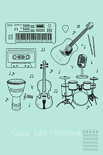 Stock image for Guitar Tabs Notebook: Element Music Blank guitar Tab Journal Notebook 120 page 6" x 9" for sale by Revaluation Books