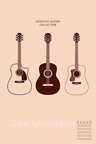 Stock image for Guitar Tabs Notebook: Acoustic guitar Collection Blank guitar Tab Journal Notebook 120 page 6" x 9" for sale by Revaluation Books