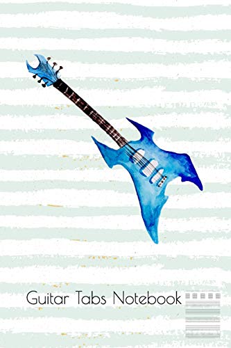 Stock image for Guitar Tabs Notebook: Watercolor guitar Blank guitar Tab Journal Notebook 120 page 6" x 9" for sale by Revaluation Books