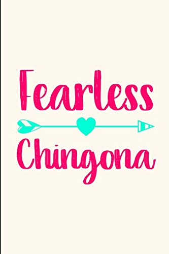 Stock image for Fearless Chingona Motivational Mama Quote College Ruled Notebook: Blank Lined Journal for sale by Revaluation Books