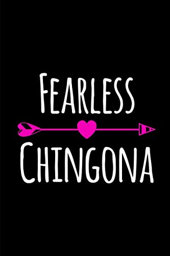 Stock image for Fearless Chingona Motivational Mama Fun Quote College Ruled Notebook: Blank Lined Journal for sale by Revaluation Books