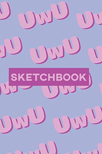 Imagen de archivo de Sketchbook: UwU Cuteness Overload Purple Pink Typography Meme a la venta por Revaluation Books