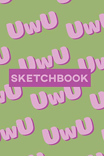 Imagen de archivo de Sketchbook: UwU Cuteness Overload Purple Pink Typography Meme a la venta por Revaluation Books