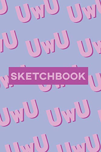 Imagen de archivo de Sketchbook: UwU Cuteness Overload Purple Pink Typography Meme a la venta por Revaluation Books