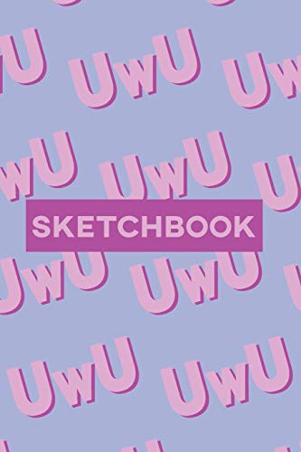 Imagen de archivo de Sketchbook: UwU Cuteness Overload Purple Pink Typography Meme a la venta por Revaluation Books