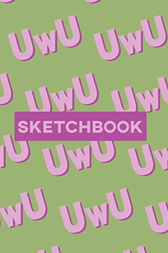 Imagen de archivo de Sketchbook: UwU Cuteness Overload Purple Pink Typography Meme a la venta por Revaluation Books