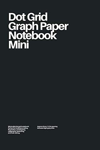 Stock image for Dot Grid Graph Paper Notebook Mini: Dark Gray (Simple Mini) for sale by Revaluation Books