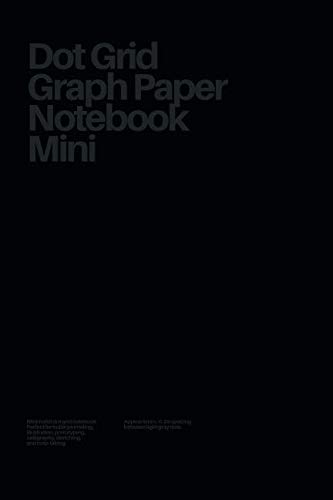 Stock image for Dot Grid Graph Paper Notebook Mini: Black on Black (Simple Mini) for sale by Revaluation Books