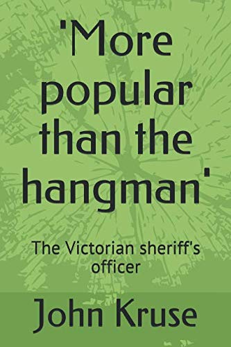 9781091887145: 'More popular than the hangman': The Victorian sheriff's officer