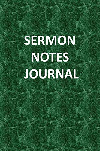 Imagen de archivo de Sermon Notes Journal: 52 Week Spiritual Growth Diary Documenting Faith Development a la venta por Revaluation Books
