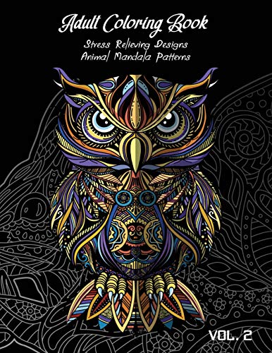Mandala Animals Coloring Book for Adults: Stress Relieving Animal