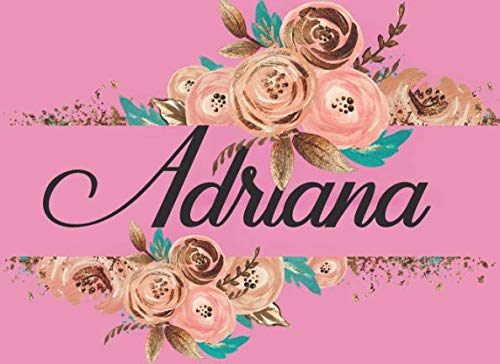 Imagen de archivo de Adriana: Keepsake Notebook to Write Messages and Autographs for 15th Birthday Quinceanera Party 40 pages in color 8.25 x 6 in a la venta por Revaluation Books