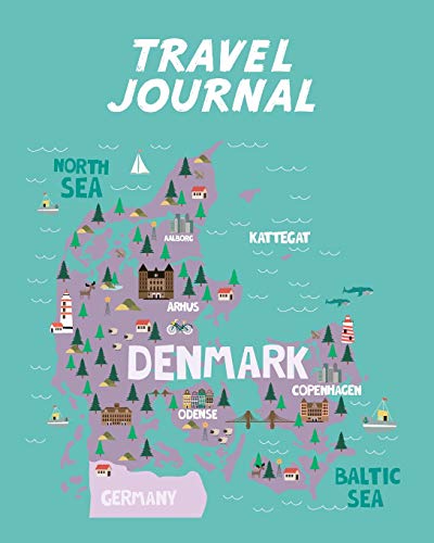 Beispielbild fr Travel Journal: Map Of Denmark. Kid's Travel Journal. Simple, Fun Holiday Activity Diary And Scrapbook To Write, Draw And Stick-In. (Danish Map, Vacation Notebook, Adventure Log) zum Verkauf von WorldofBooks
