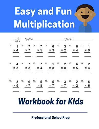 Stock image for Easy and Fun Multiplication Workbook for Kids: Full set 5000 times tables book for 2nd, 3rd, 4th grade student or beginners to practice everyday math exercises with fluency and confident. for sale by Save With Sam