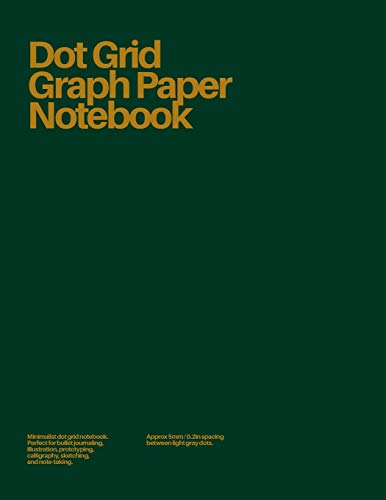 Stock image for Dot Grid Graph Paper Notebook: Forest Green (Simple) for sale by Revaluation Books