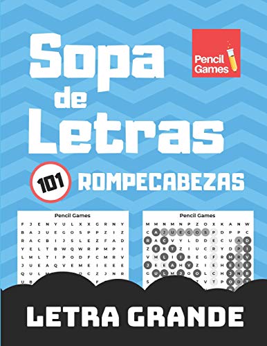 Stock image for Sopa de Letras: 101 Rompecabezas, Letra Grande, Para Adultos (Spanish Edition) for sale by Goodbookscafe