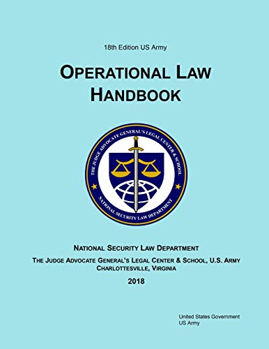 Beispielbild fr 18th Edition US Army Operational Law Handbook zum Verkauf von PlumCircle