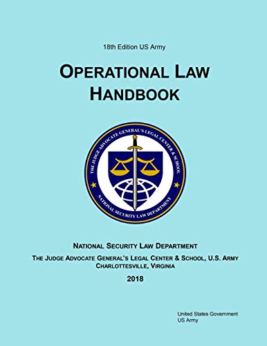 Imagen de archivo de 18th Edition US Army Operational Law Handbook a la venta por PlumCircle