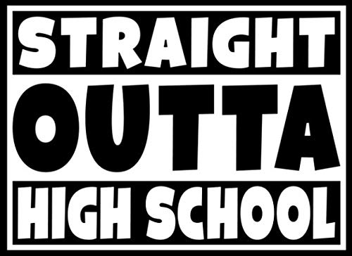 Stock image for Straight Outta High School: High School Graduation Signature Book for Students and Friends Autographs Signatures and Class of 2019 Senior Year Memories for sale by Revaluation Books