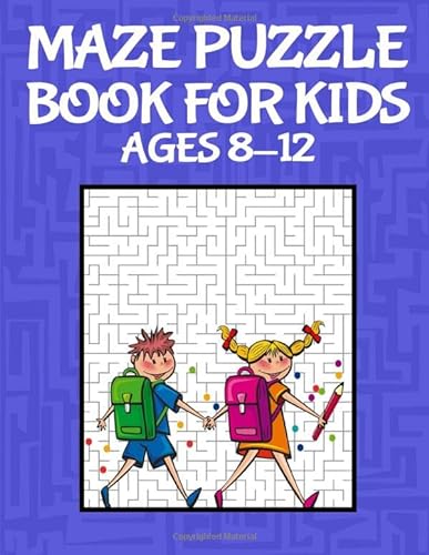 Imagen de archivo de Maze Puzzle Book For Kids: 60 Maze Puzzles With Answers For Kids Ages 8-12 a la venta por HPB Inc.