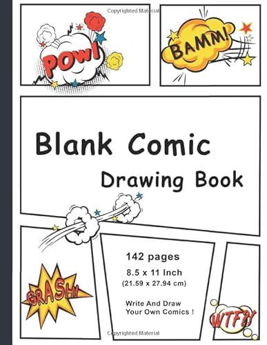 Stock image for Blank Comic Drawing Book: Drawing Book For Older Kids | Create Your Favorite Cartoon Or Super Hero Characters In A Variety Of Templates (Large Blank Comic Book) for sale by Revaluation Books