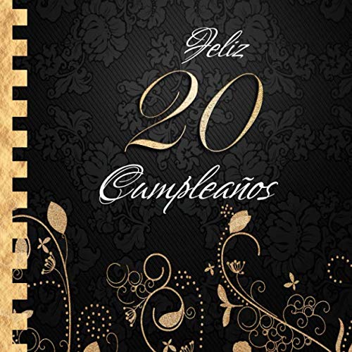 Imagen de archivo de Feliz 20 Cumpleaos: Libro de Visitas I Elegante Encuadernacin en Oro y Negro I Para 30 personas I Para Deseos escritos y las Fotos ms bellas I Idea de regalo de 20 aos a la venta por Revaluation Books