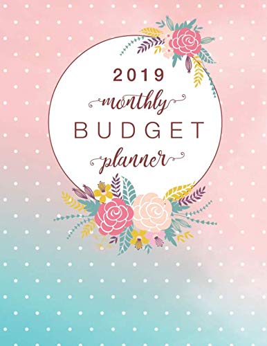 Stock image for 2019 Monthly Budget Planner: Weekly Monthly Financial Expense Tracker Notebook & Bill Organizer (Pink Aqua Design) (Large Size 8.5x11) for sale by Revaluation Books