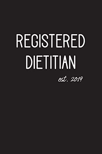 Stock image for Registered Dietitian est. 2019: Lined Journal Graduation Gift for College or University Graduate for sale by Revaluation Books